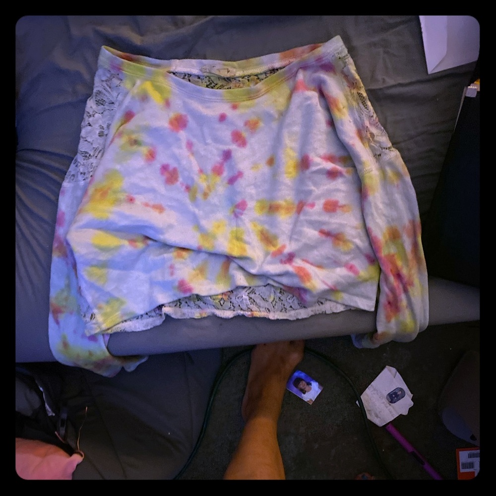 Custom Hollister Tye Dye Crop